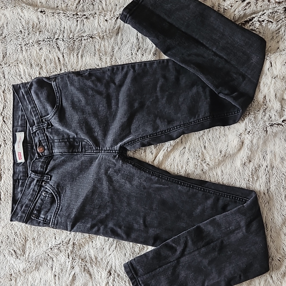 Boys Levi's skinny black jean